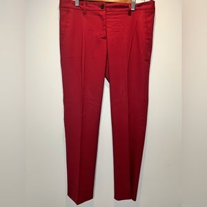 Bold Italian red pants 🤐